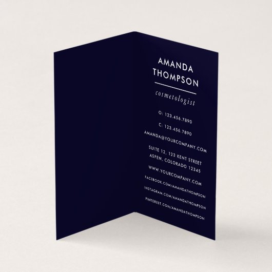 Galaxy Agate Stone Visitekaartje (Binnen)