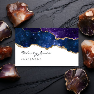 Galaxy Agate Stone Visitekaartje