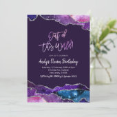 Galaxy Agate uit deze wereld Elf verjaardag Kaart (Staand voorkant)