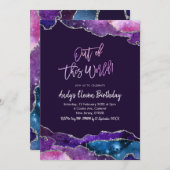 Galaxy Agate uit deze wereld Elf verjaardag Kaart (Voorkant / Achterkant)