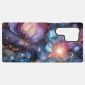 Galaxy Alcohol Ink Samsung Galaxy Hoesje (Achterkant horizontaal)