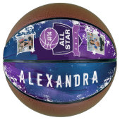 Galaxy All-Star Player Team Number & Custom Name Basketbal (Voorkant)