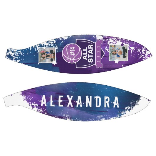 Galaxy All-Star Player Team Number & Custom Name Basketbal (Panelen)