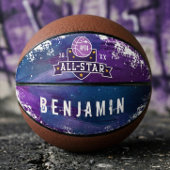 Galaxy All-Star Player Team Number & Custom Name Basketbal