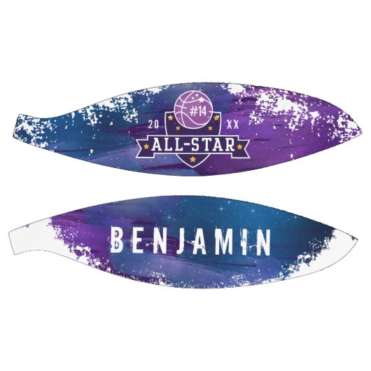 Galaxy All-Star Player Team Number & Custom Name Basketbal (Panelen)