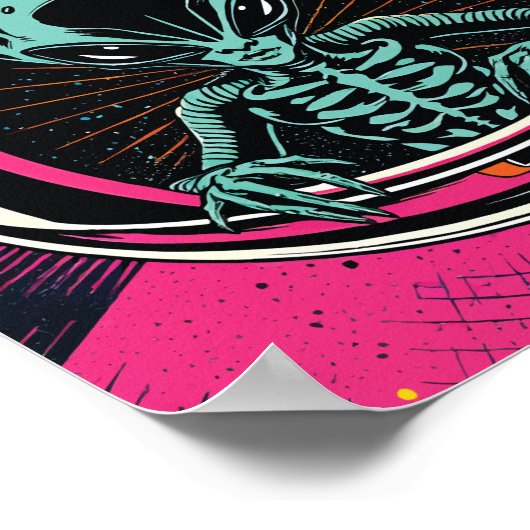 Galaxy Ambassador Alien Poster (Hoek)