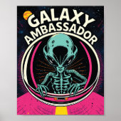 Galaxy Ambassador Alien Poster (Voorkant)