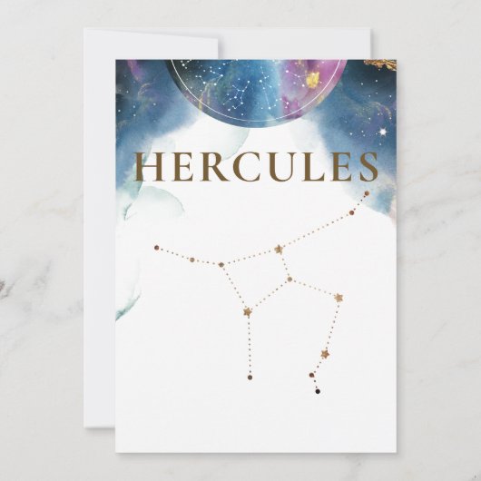 Galaxy and Constellation, Celestial Table Number (Achterkant)