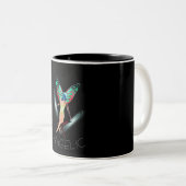 Galaxy Angel Space Tweekleurige Koffiemok (Voorkant rechts)