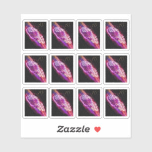 Galaxy Aquarius Constellation Zodiac Sign Sticker