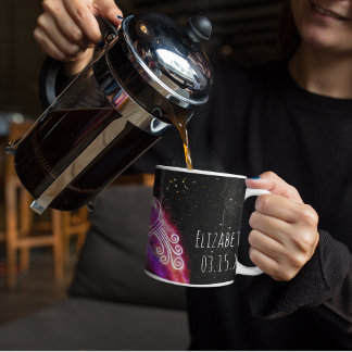 Galaxy Aquarius Specialized Zodiac Sign Koffiemok
