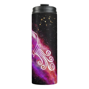Galaxy Aquarius Specialized Zodiac Sign Thermosbeker