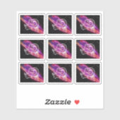 Galaxy Aries Constellation Zodiac Sign Sticker (Vel)