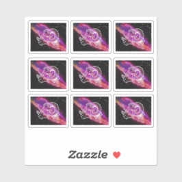 Galaxy Aries Constellation Zodiac Sign Sticker