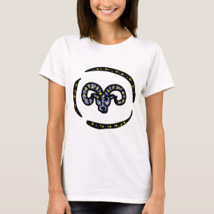 Galaxy Aries Ram T‑Shirt – Stout Zodiac Teken T‑Sh T-shirt