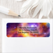 Galaxy Array of Stars and Gases Address Etiket (Insitu)