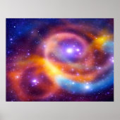 Galaxy Array of Stars and Gases Value Poster (Voorkant)