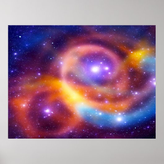 Galaxy Array of Stars and Gases Value Poster (Voorkant)