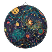 Galaxy Art Dartboard Dartbord (Voorkant)