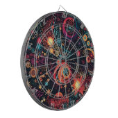 Galaxy Art Dartboard Dartbord (Voorkant Links)