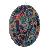 Galaxy Art Dartboard Dartbord (Voorkant Links)