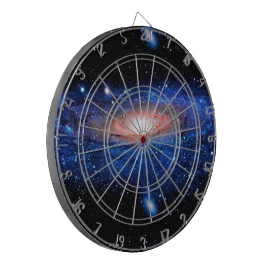 Galaxy Art Dartbord (Voorkant Links)