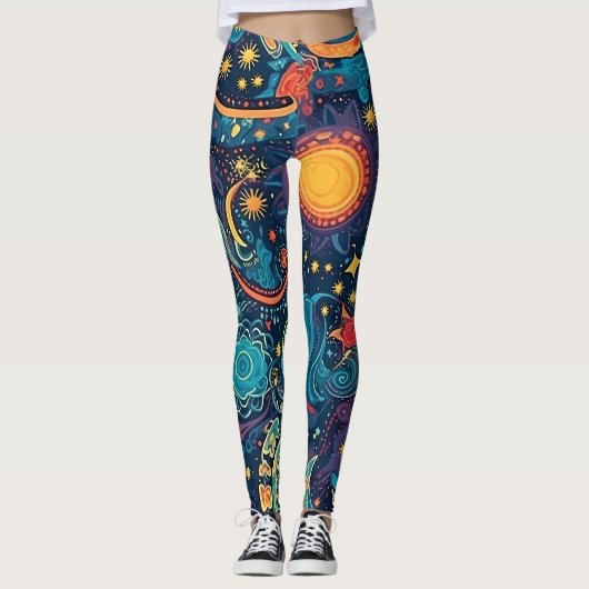 Galaxy Art Leggings (Voorkant)