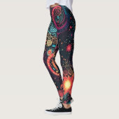Galaxy Art Leggings (Links)