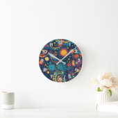 Galaxy Art Wall Clock Ronde Klok (Huis)
