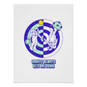 Galaxy Artwork Astronaut Poster | Space (Voorkant)