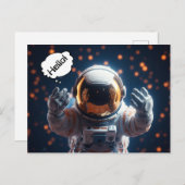Galaxy Astronaut Briefkaart (Voorkant / Achterkant)