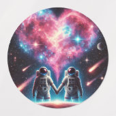 Galaxy Astronaut Labels (Design 2)