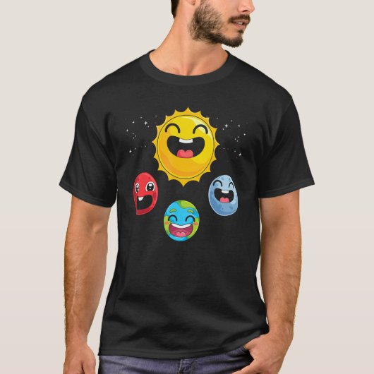 Galaxy Astronomie Scientist Outer Space Science Cu T-shirt (Voorkant)