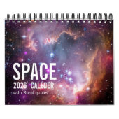 Galaxy Astronomy Universe Rumi Quotes Calender Kalender (Hoes)