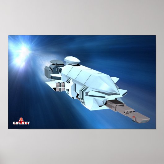 Galaxy Avalon Render Poster (Voorkant)