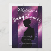 Galaxy Baby shower Kaart (Voorkant)