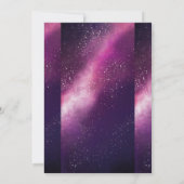 Galaxy Baby shower Kaart (Achterkant)