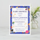 Galaxy Baby Shower Uitnodigingen (Staand voorkant)