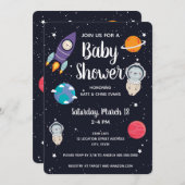 Galaxy-Baby shower van de zeemacht Kaart (Voorkant / Achterkant)