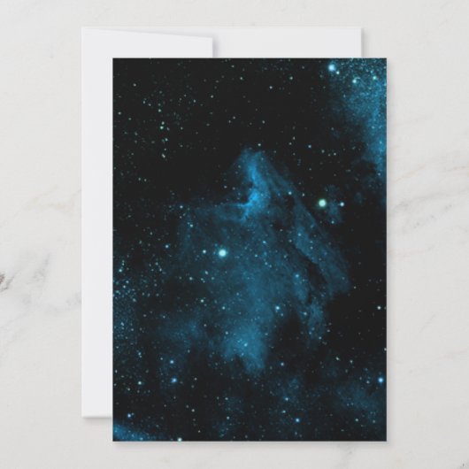 Galaxy Bachelorette Party Invite Kaart (Achterkant)