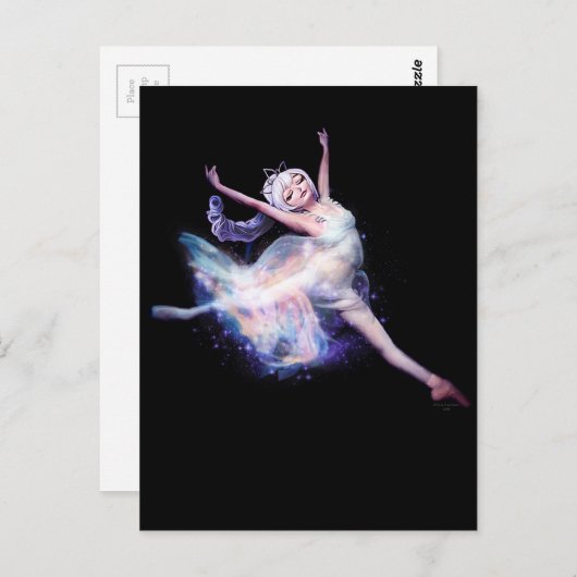 Galaxy Ballet Briefkaart (Voorkant / Achterkant)