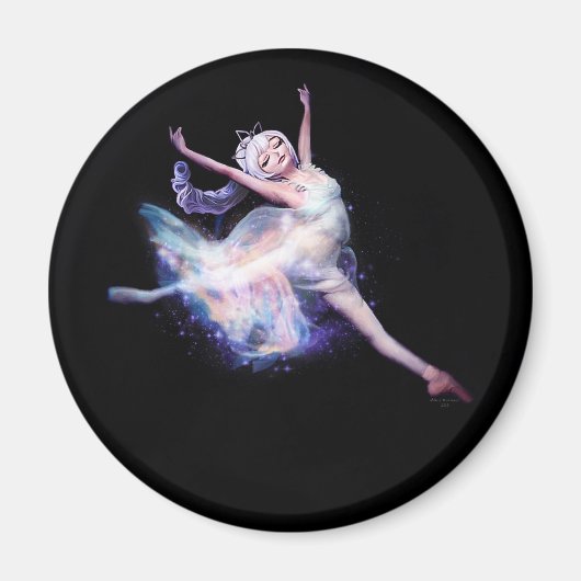 Galaxy Ballet Magneet (Voorkant)