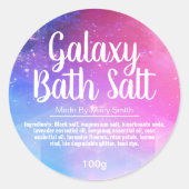 Galaxy Bath Salt Weak Labels (Voorkant)
