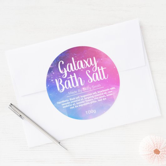 Galaxy Bath Salt Weak Labels (Envelop)