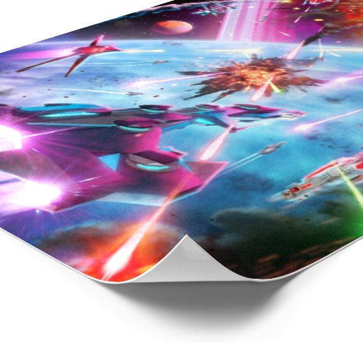 Galaxy Battle Poster (zonder Logo) (Hoek)