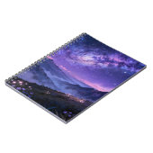Galaxy Berg Spiraal Notebook Notitieboek (Linkerzijde)