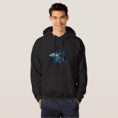 Galaxy Betta Fish Hoodie (Voorkant volledig)