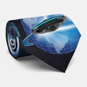 Galaxy-bezoekers in ruimtevaartSokken Stropdas (Opgerold)