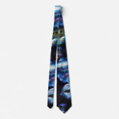 Galaxy-bezoekers in ruimtevaartSokken Stropdas (Achterkant)