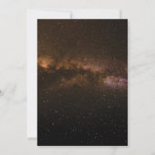 Galaxy Birthday Invitation Kaart (Achterkant)